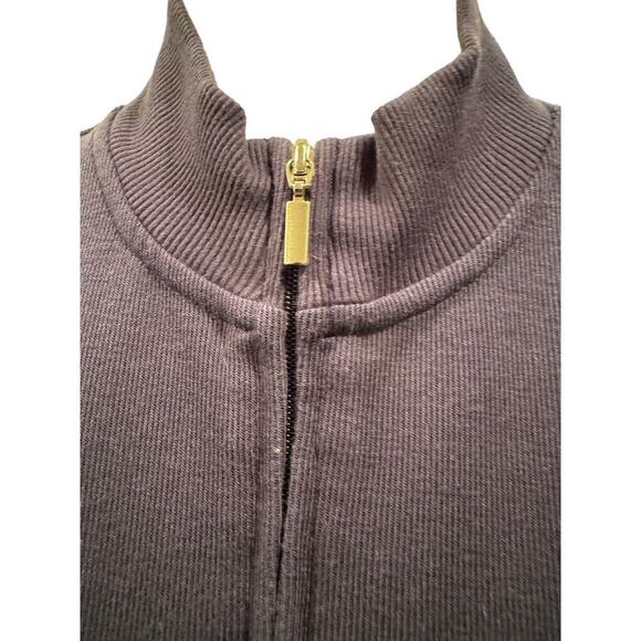 Hasting & Smith Navy Full Zip Sweater Jacket - Petite Large - Picture 4 of 8